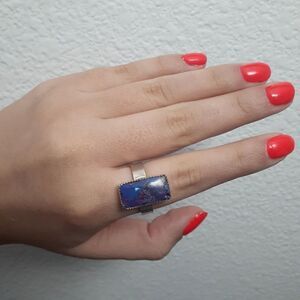 GEMSTUDIO silver Mojave turquoise ring